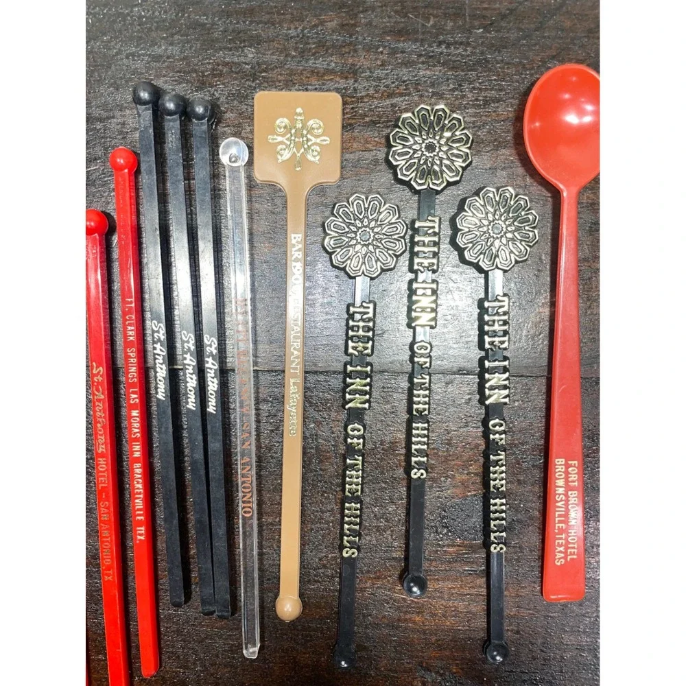 Vintage Swizzle Sticks Lot Cocktail Stirrers Caesars Palace San‎ Francisco